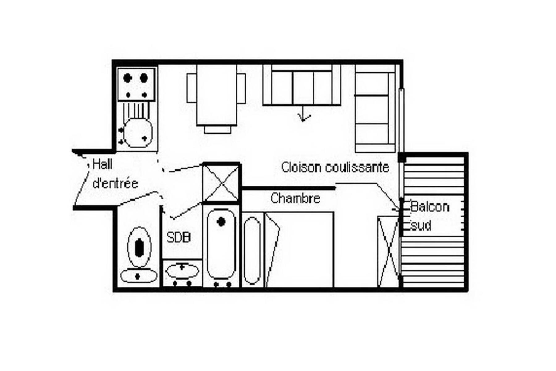 Residence Boedette D - Appartement Renove - Depart Et Retour Skis Aux Pieds - Balcon Mae-1214 Saint-Martin-de-Belleville Zewnętrze zdjęcie